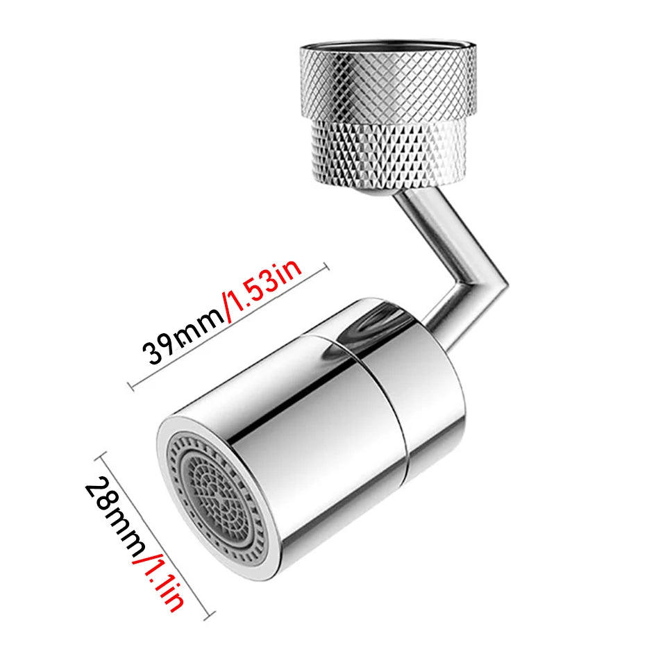 720°Universal Kitchen Faucet Anti-splash Aerator Bathroom Tap Rotatable Faucet Sprayer Saving Water Tap Nozzle Extender Adapter