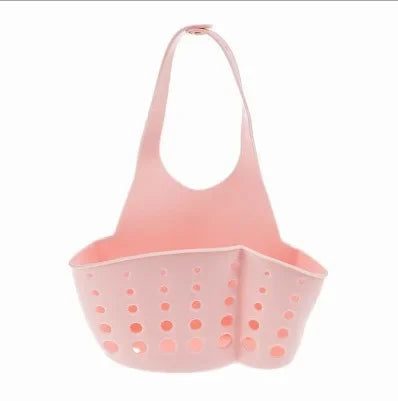 Home Storage Drain Basket Kitchen Sink Holder Adjustable Soap Sponge Shlf Hanging Drain Basket Bag Kitchen Accessories