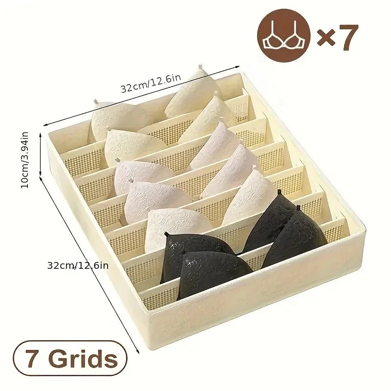 Sports Bra Underwear Organizer Storage Box Panties Socks Storage Boxes Wardrobe Clothes Organizer Cabinet Drawers Separator Box